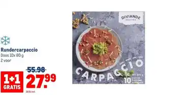 Makro Rundercarpaccio aanbieding