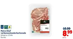 Makro Metro Chef varkensschouderkarbonade aanbieding