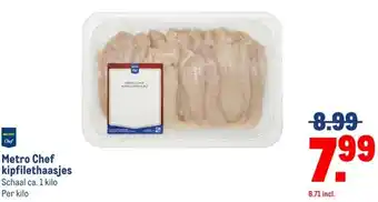 Makro Metro Chef kipfilethaasjes aanbieding