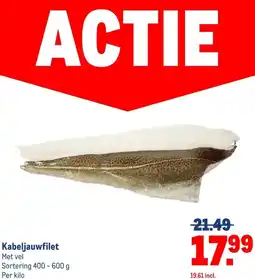 Makro Kabeljauwfilet aanbieding