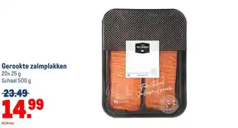 Makro Gerookte zalmplakken aanbieding