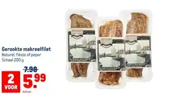 Makro Gerookte makreelfilet aanbieding