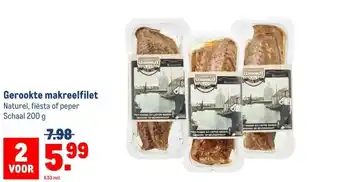 Makro Gerookte makreelfilet aanbieding