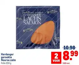 Makro Hardanger gerookte Noorse zalm aanbieding