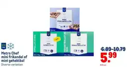 Makro Metro Chef mini frikandel of mini gehaktbal aanbieding
