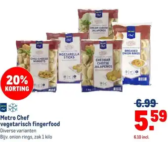 Makro Metro Chef vegetarisch fingerfood aanbieding