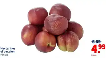 Makro Nectarines of perziken aanbieding