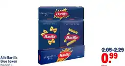 Makro Alle Barilla blue boxen aanbieding