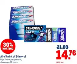 Makro Alle Smint of Stimorol aanbieding