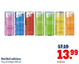 Makro Red Bull editions aanbieding