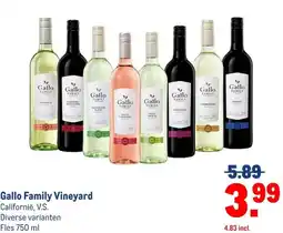 Makro Gallo Family Vineyard aanbieding