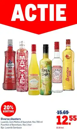Makro Diverse shooters aanbieding