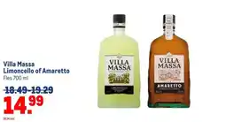 Makro Villa Massa Limoncello of Amaretto aanbieding