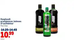 Makro Hooghoudt graanjenever, kalmoes of zachtbitter aanbieding
