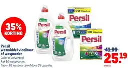 Makro Persil wasmiddel vloeibaar of waspoeder aanbieding