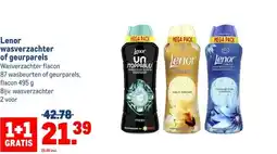 Makro Lenor wasverzachter of geurparels aanbieding