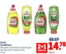 Makro Dreft handafwas aanbieding