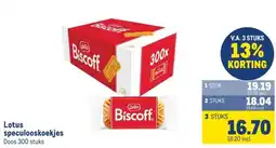 Makro Lotus speculooskoekjes aanbieding
