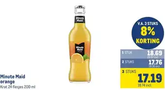 Makro Minute Maid orange aanbieding