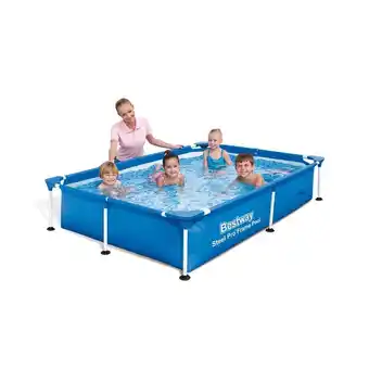 Intertoys Bestway Steel Pro Splash Junior Frame zwembad - 221x150x43 cm aanbieding
