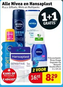 Kruidvat Alle Nivea en Hansaplast aanbieding