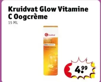 Kruidvat Kruidvat Glow Vitamine C Oogcrème aanbieding