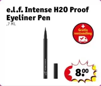 Kruidvat e.l.f. Intense H20 Proof Eyeliner Pen aanbieding