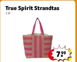 Kruidvat True Spirit Strandtas aanbieding
