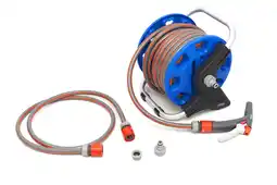 Bol.com Profi 15 Meter Waterslanghaspel / Tuinslang haspel Incl. koppelingen en Tuinspuit aanbieding
