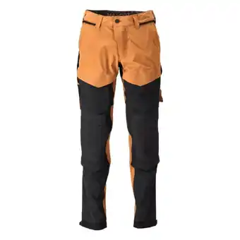 Welkoop Mascot Customized 22279 - Werkbroek - Bruin/Zwart aanbieding