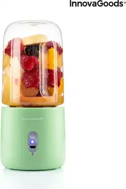 Bol.com Innovagoods - Smoothie blender - Oplaadbaar - Voor Op Werk - Groen aanbieding