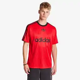 Foot Locker Adidas Football Heren T-shirts - Rood - Maat: XL - Poly Jersey - Foot Locker aanbieding