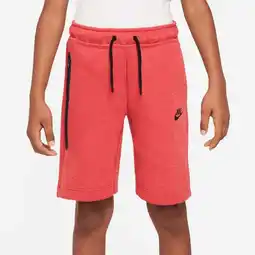 Foot Locker Nike Tech Fleece Unisex Korte Broeken - Rood - Maat: 137 - 147 CM - Foot Locker aanbieding