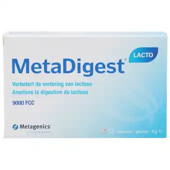 Holland & Barrett Metagenics MetaDigest Lacto (15 capsules) aanbieding