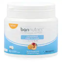 Holland & Barrett Metagenics BariNutrics Calciumcitraat (90 kauwtabletten) aanbieding