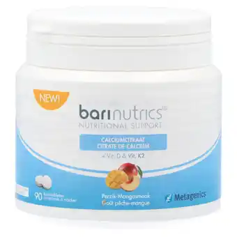 Holland & Barrett Metagenics BariNutrics Calciumcitraat (90 kauwtabletten) aanbieding