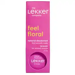 Holland & Barrett The Lekker Company Deodorant 'Feel Floral' Lavendel - 30g aanbieding
