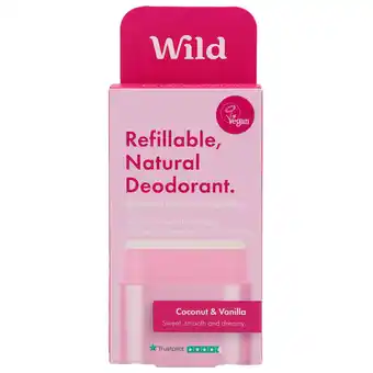 Holland & Barrett Wild Deodorant Coconut & Vanilla - 40g aanbieding