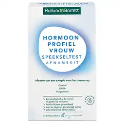 Holland & Barrett Holland & Barrett Hormoon Profiel Vrouw Speekseltest Afnamekit - 1 stuk aanbieding