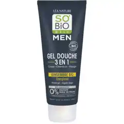 Holland & Barrett So'Bio étic Men Shower Gel 3-in-1 Organic Ginger - 200ml aanbieding
