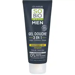 Holland & Barrett So'Bio étic Men Shower Gel 3-in-1 Organic Ginger - 200ml aanbieding