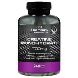 Holland & Barrett Precision Engineered Creatinemonohydraat 700mg - 240 capsules aanbieding