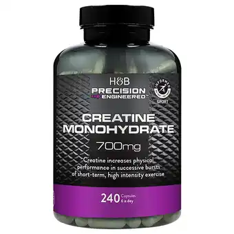 Holland & Barrett Precision Engineered Creatinemonohydraat 700mg - 240 capsules aanbieding