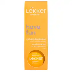 Holland & Barrett The Lekker Company Deodorant 'Have Fun' Mandarijn & Citroen - 30g aanbieding