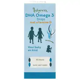 Holland & Barrett Laveen DHA Omega 3 Drops met Vitamine D - 30 ml aanbieding