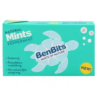 Holland & Barrett BenBits Mints Pepermunt - 30g aanbieding