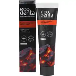 Holland & Barrett Ecodenta Black Whitening Tandpasta Vulcanic Minerals - 100ml aanbieding