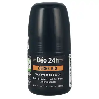 Holland & Barrett So'Bio étic Men Deodorant 24h Roller Ceder - 50ml aanbieding
