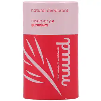 Holland & Barrett Nuud Deodorant 48h Rozemarijn & Geranium - 45g aanbieding