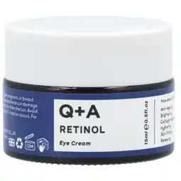 Holland & Barrett Q+A Retinol Oogcrème - 15ml aanbieding